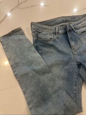 Calvin Klein Jeans Light Blue Ankle Skinny Jeans